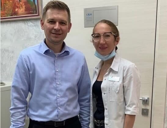 Доктор Павлова со своим пациентом: сбросил 9 кг за два с половиной месяца