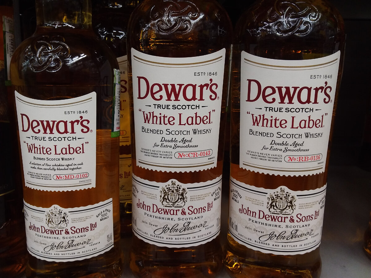 Dewar s white label