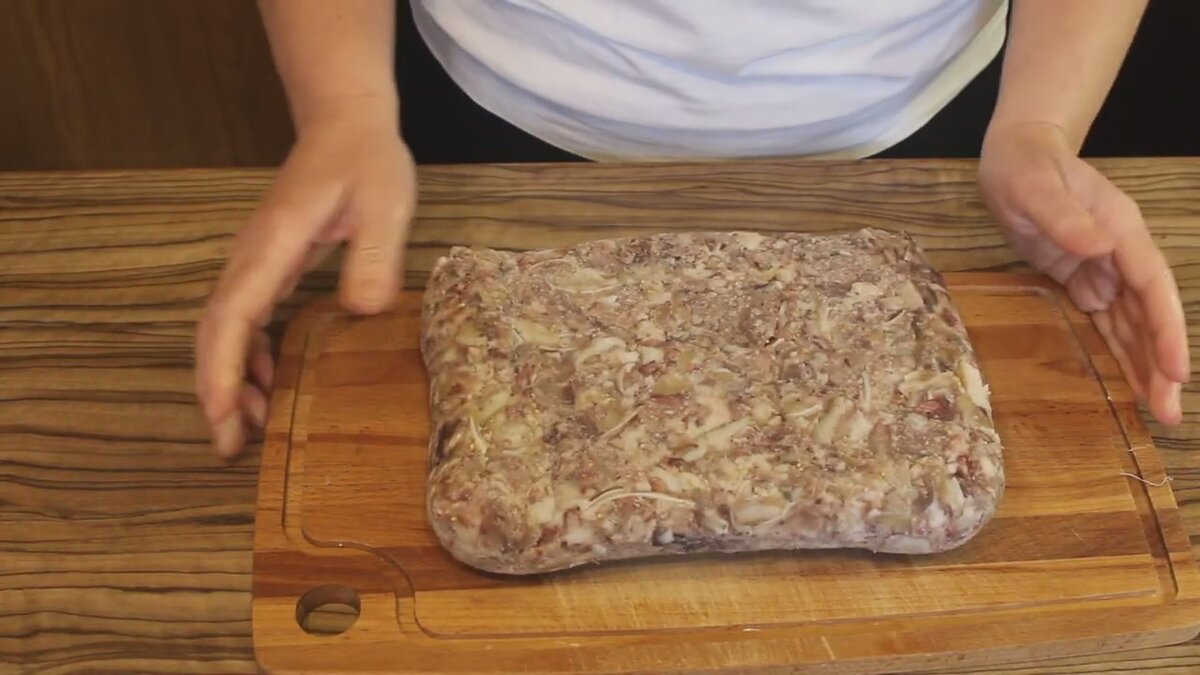 Сальтисон рецепт. Прессованное мясо. Мясной деликатес за копейки ...