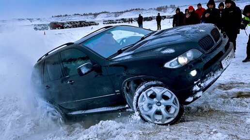 Мощная BMW 4.8 бросает ВЫЗОВ TOUAREG 4.2, Jeep 3.0d, Mercedes GL450, Subaru, Pajero и TOYOTA