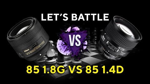 Nikkor Nikon 85mm F1.4D vs Nikon1.8G