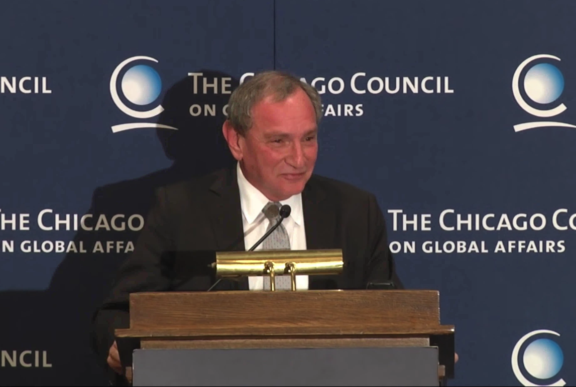 Джордж Фридман, один из идеологов внешней политики США. 
Политолог, директор частной разведывательно-аналитической организации «Стретфор» которую называют "теневым ЦРУ"