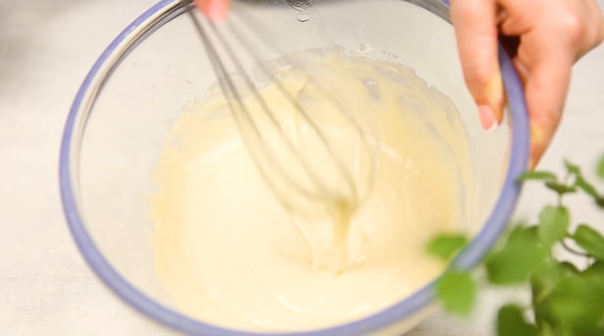 тесто для шарлотки.