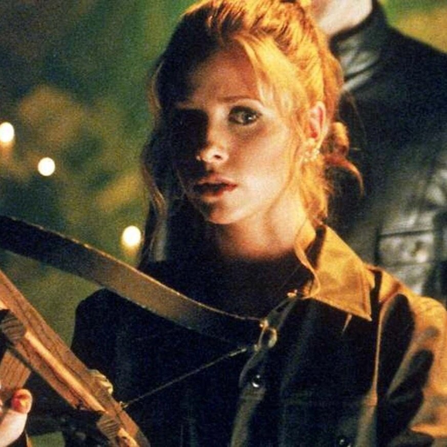 Сара Мишель Геллар 1997 / Кадр из телесериала "Баффи - истребительница вампиров"