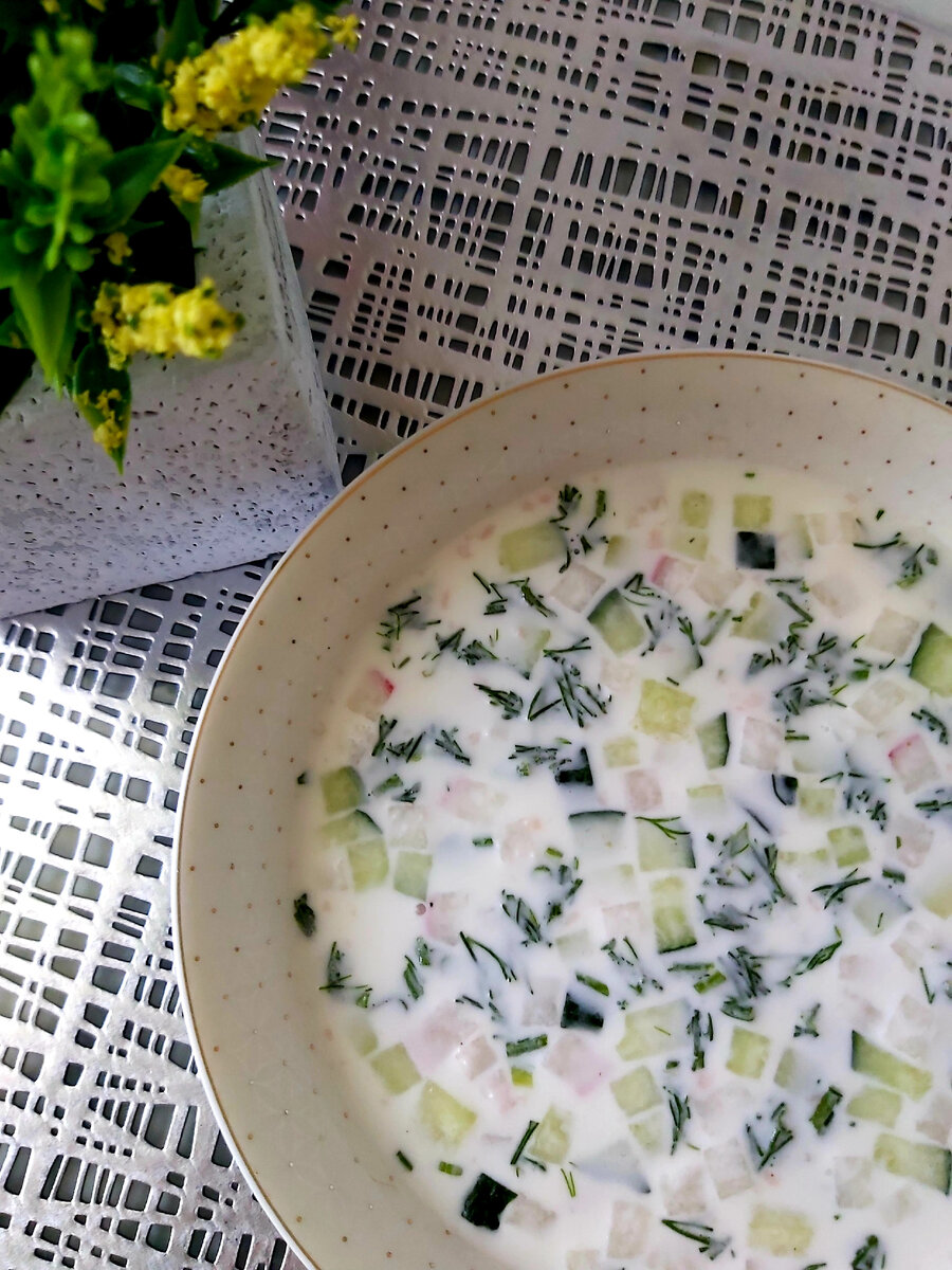 Окрошка на квасе рецепт – Русская кухня: Супы. «Еда»