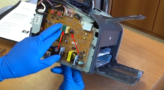 Расположение диода D371