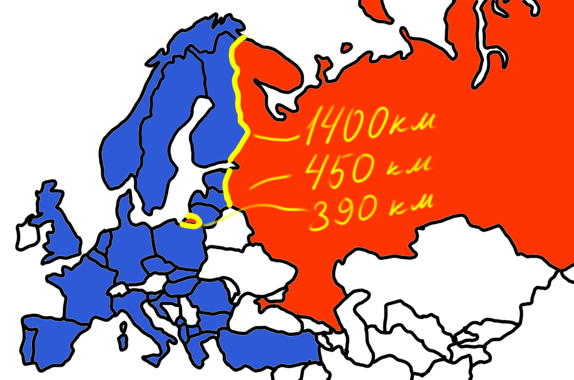 Наглядно об опасности вступления в НАТО Финляндии и Швеции для России