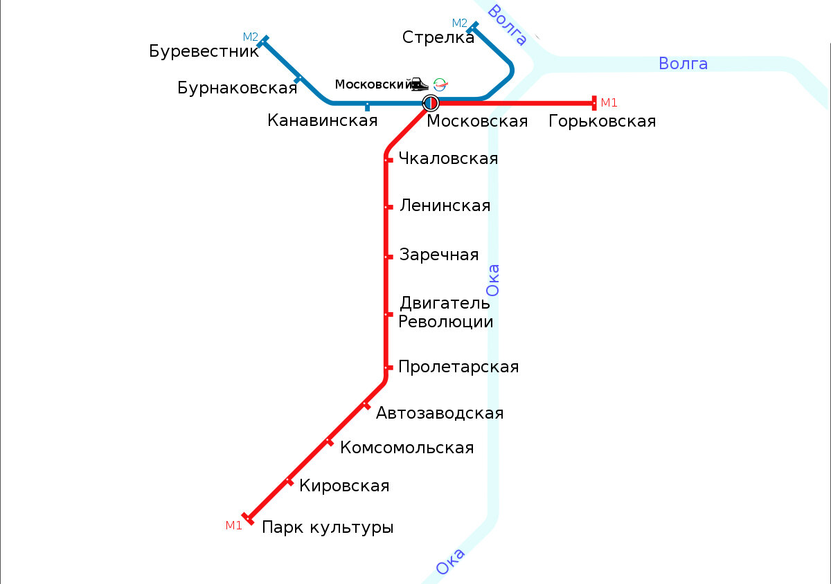 Как доехать на метро нижний новгород