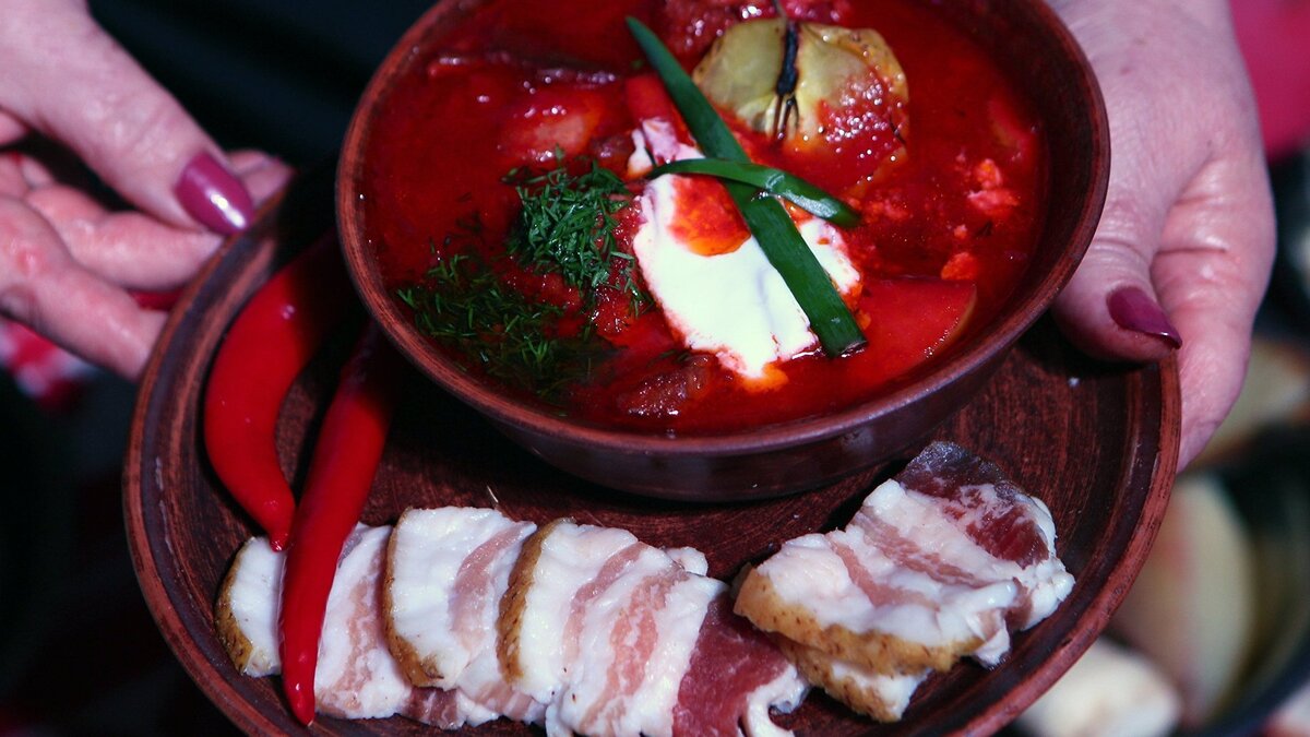    Установление рекорда Украины по самому массовому приготовлению борща© РИА Новости . Стрингер