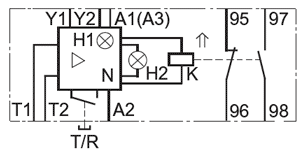 Схема подключения термисторного реле
