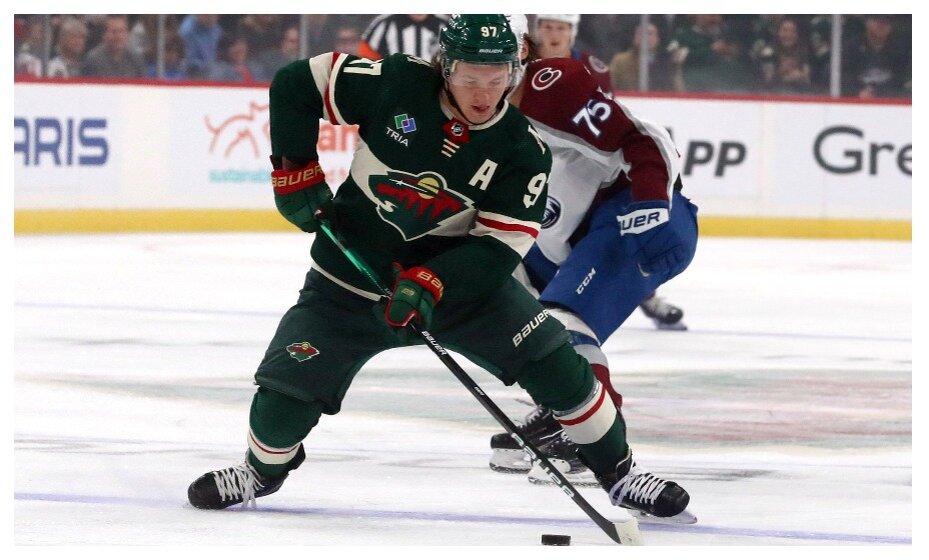    Кирилл Капризов словил звезду в предсезонном матче. Фото: Reuters