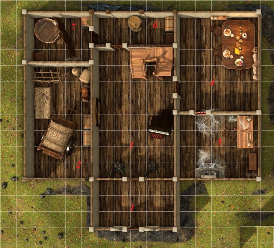 План первого этажа дома