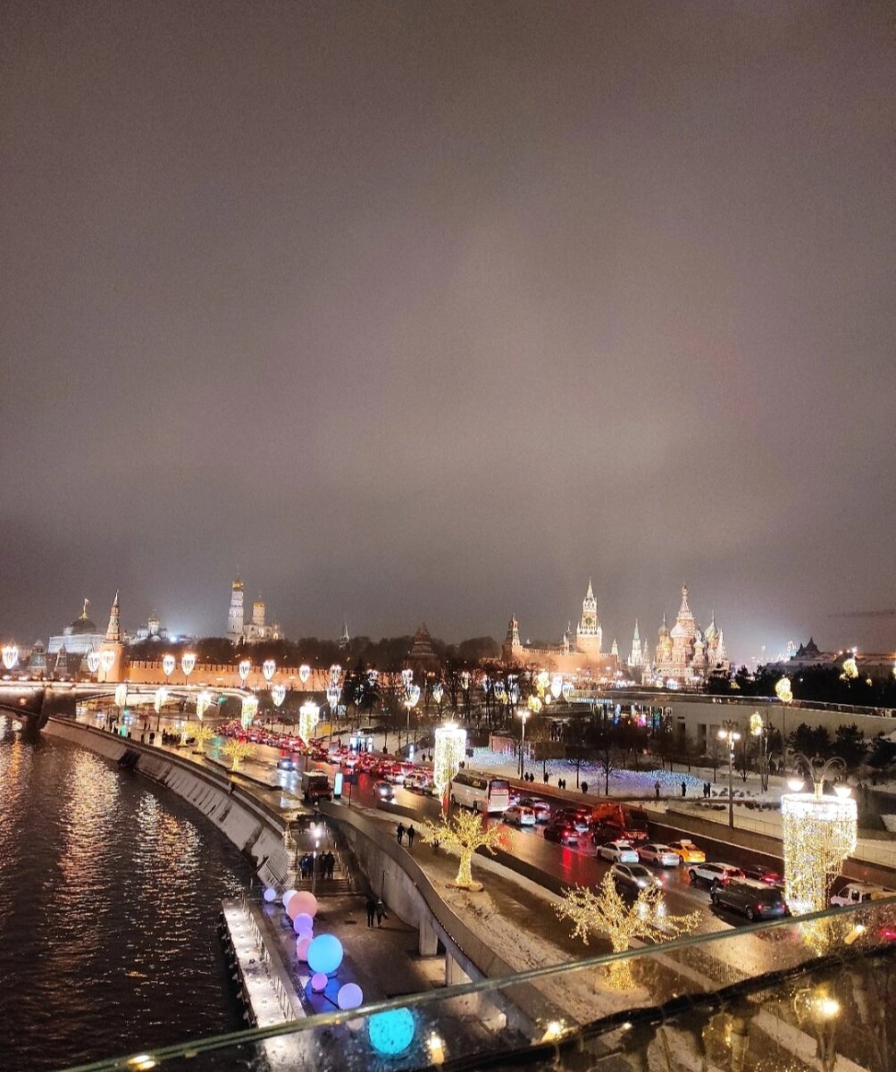 Парк Зарядье, г. Москва, январь 2021