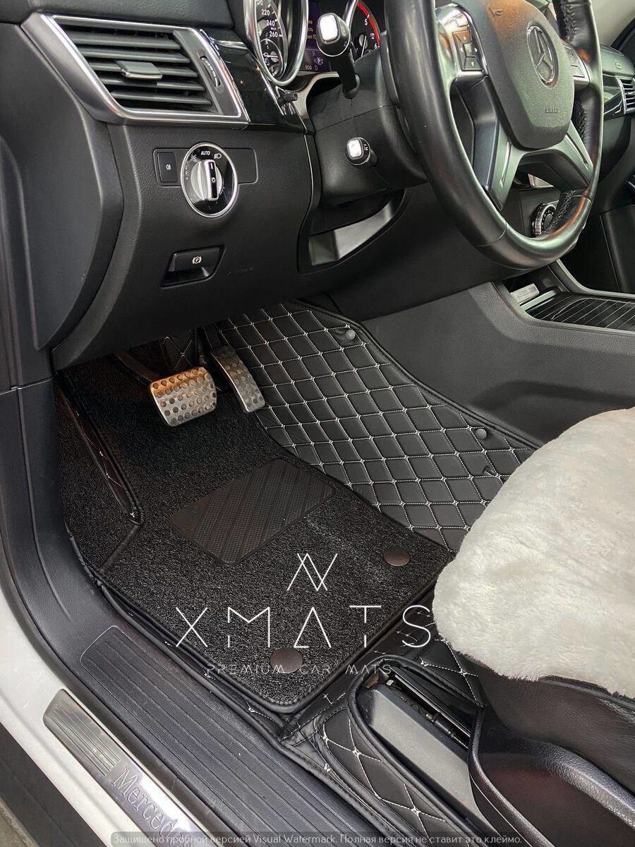 Коврики из экокожи на Mercedes-Benz GL / GLS X166