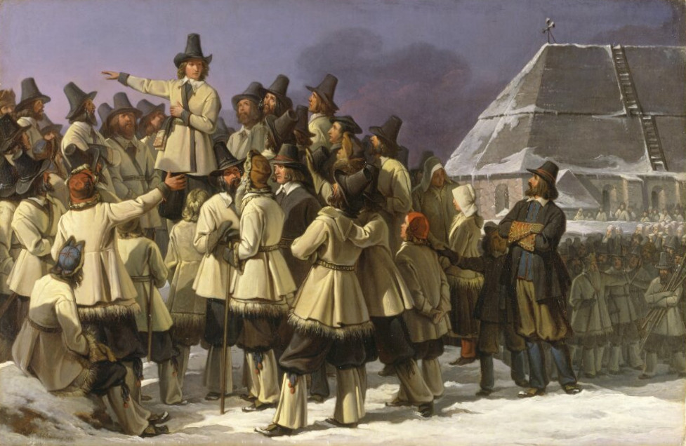 Густав Ваза на фреске из собора