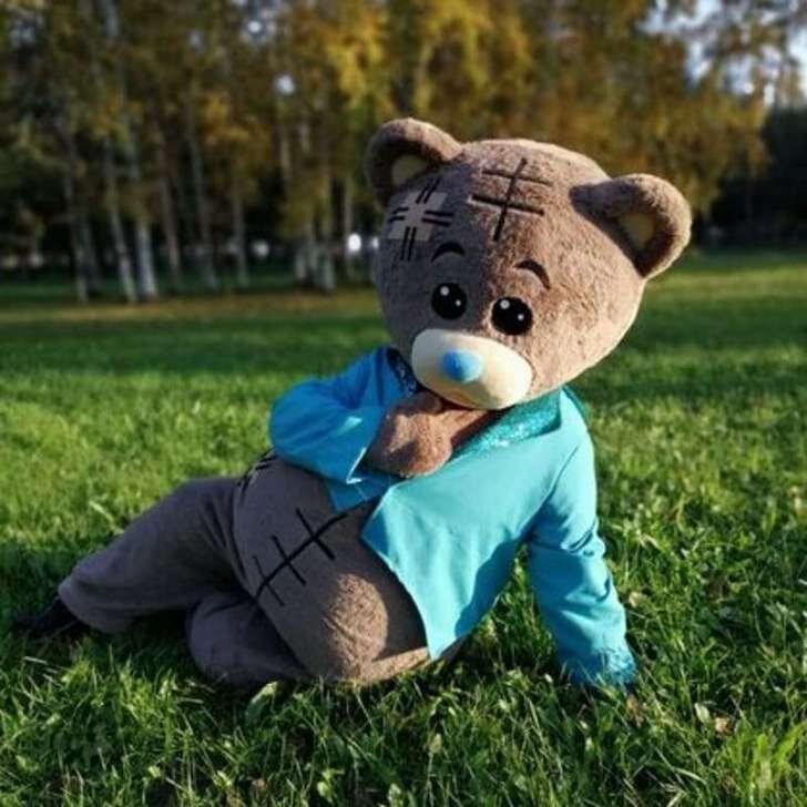 Ростовая кукла мишки Тедди (мех) - цена 28 000 руб.