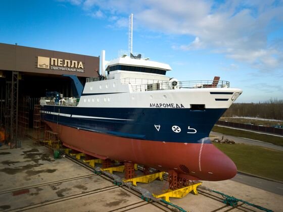    Головной траулер проекта 03 095 «Андромеда» pellaship.ru