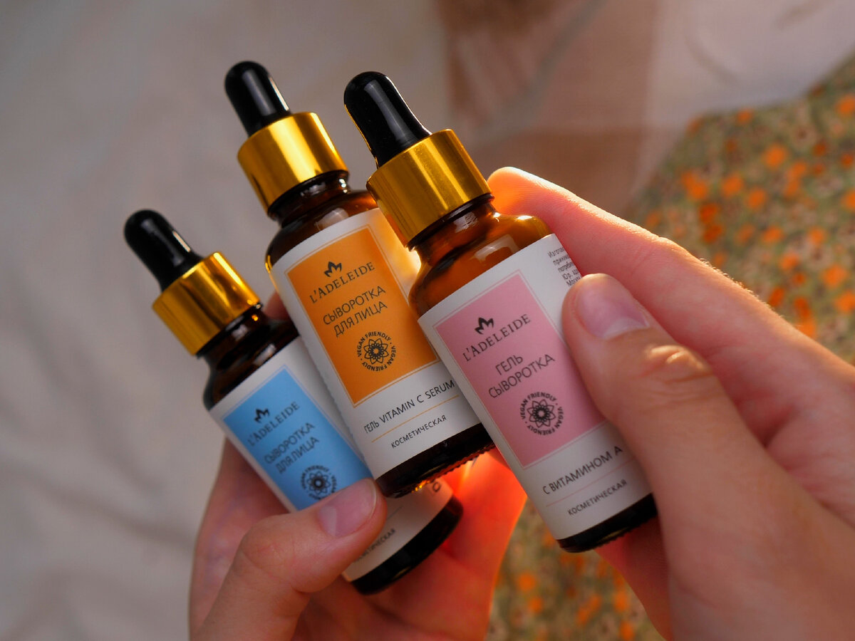 Сыворотки Adeleide с витаминами А, С и гиалуроновой кислотой 