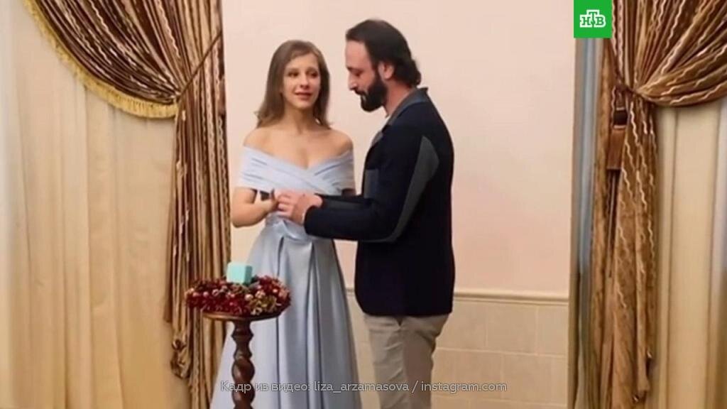    Илья Авербух и Лиза Арзамасова поженились