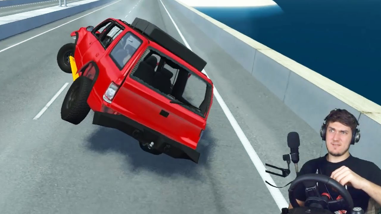 Арабский Дрифт - Разбил Машины в Beamng Drive + Руль Logitech Driving Force  Gt