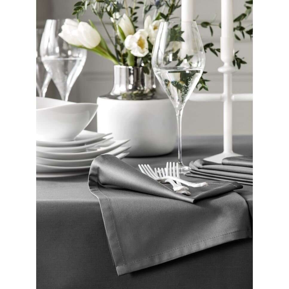Салфетка Лидия темно-серая