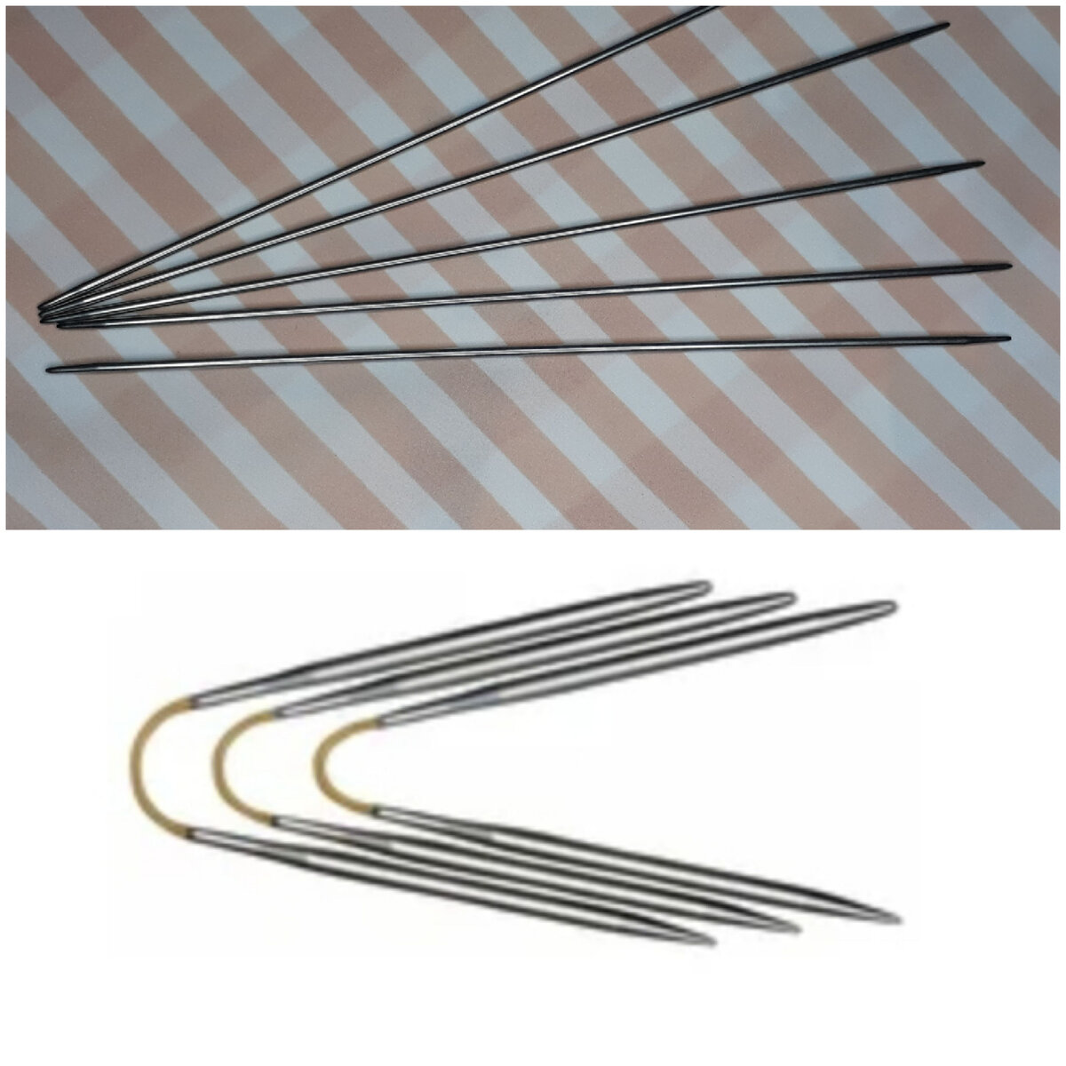 Фото 1: Чулочные спицы: прямые и гибкие