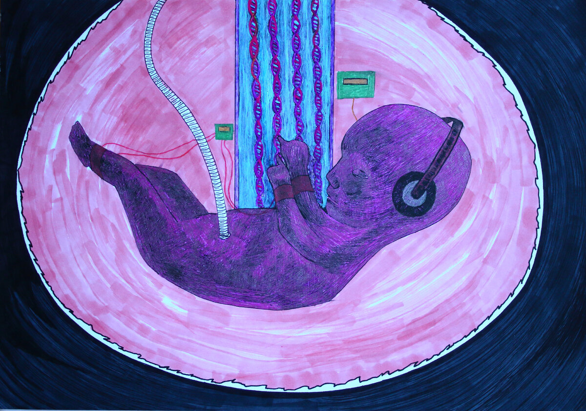 Современный художник - Maxvans.Эмбрион.