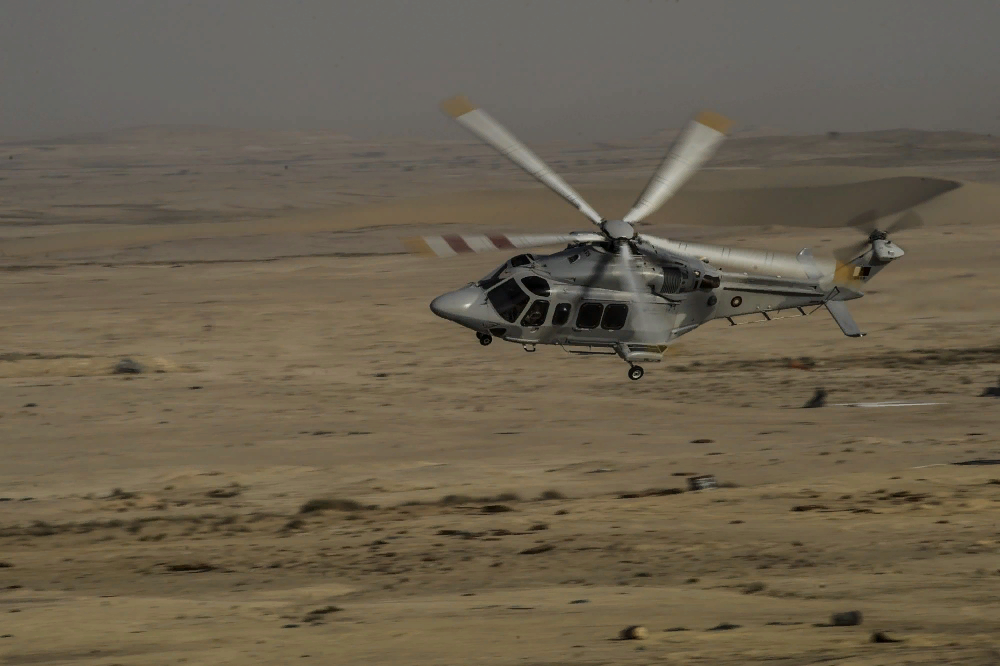 AW139 катарских ВВС (U.S. Air Force Photo by Staff Sgt. Corey Hook / www.dvidshub.net)