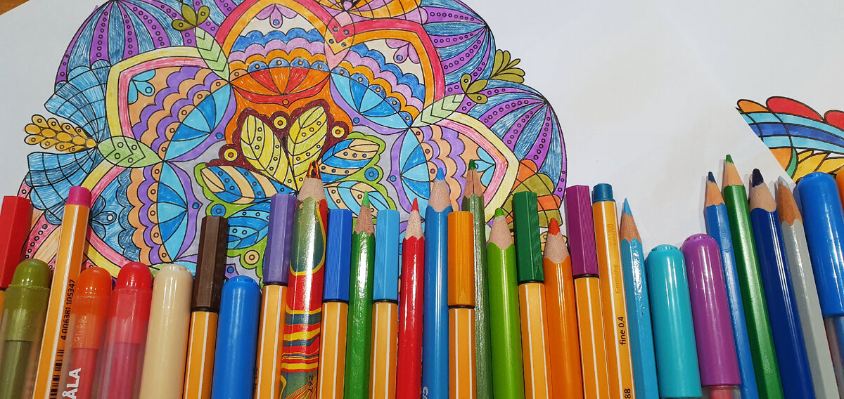 В моем доме есть все от профессиональной пастели до детских карандашей