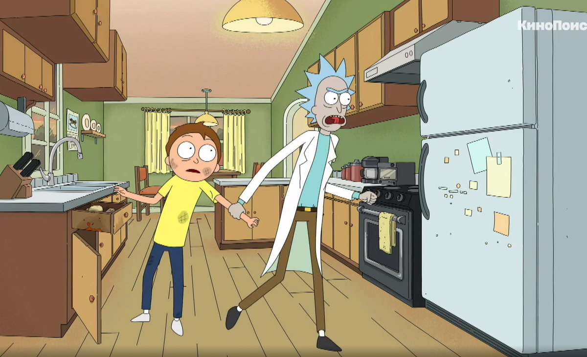 кадр из мультсериала Рик и Морти