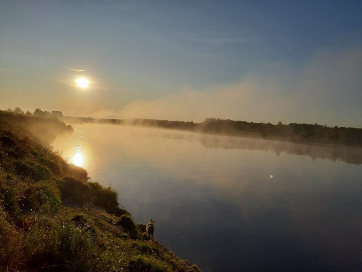 Рассвет на реке Унже