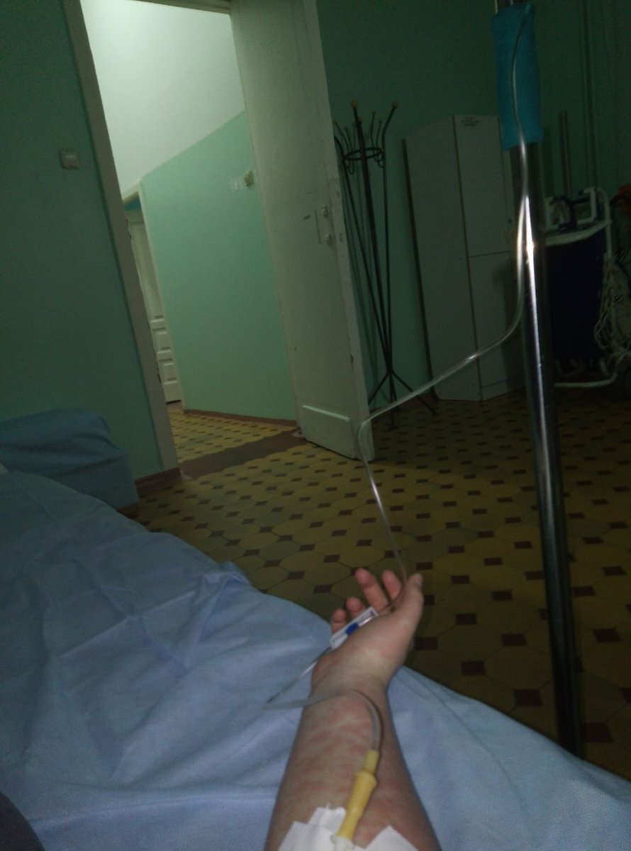 Пранк фото в больнице ночью