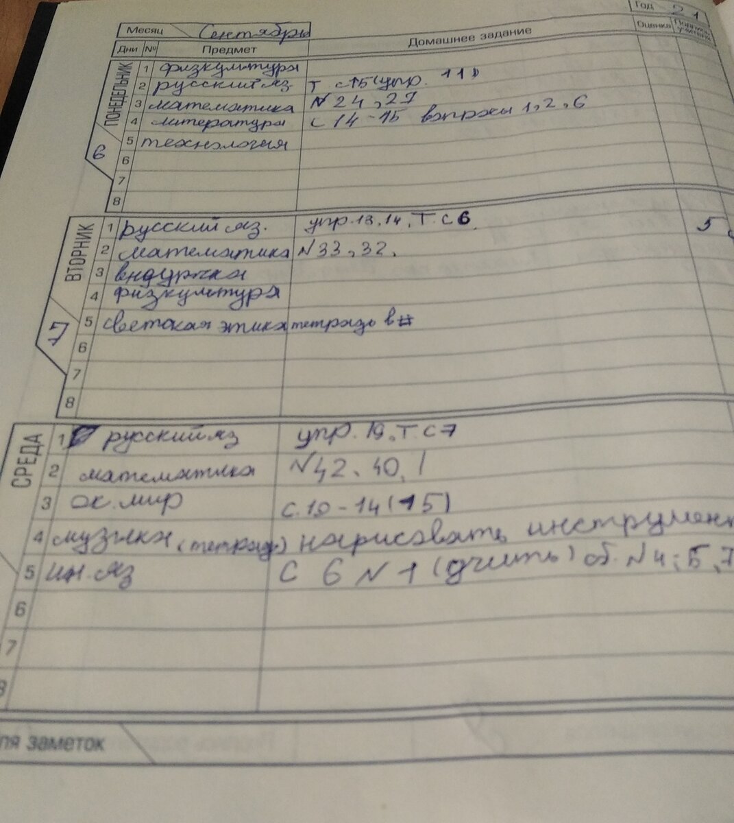 Мой дневник (1 стр.)