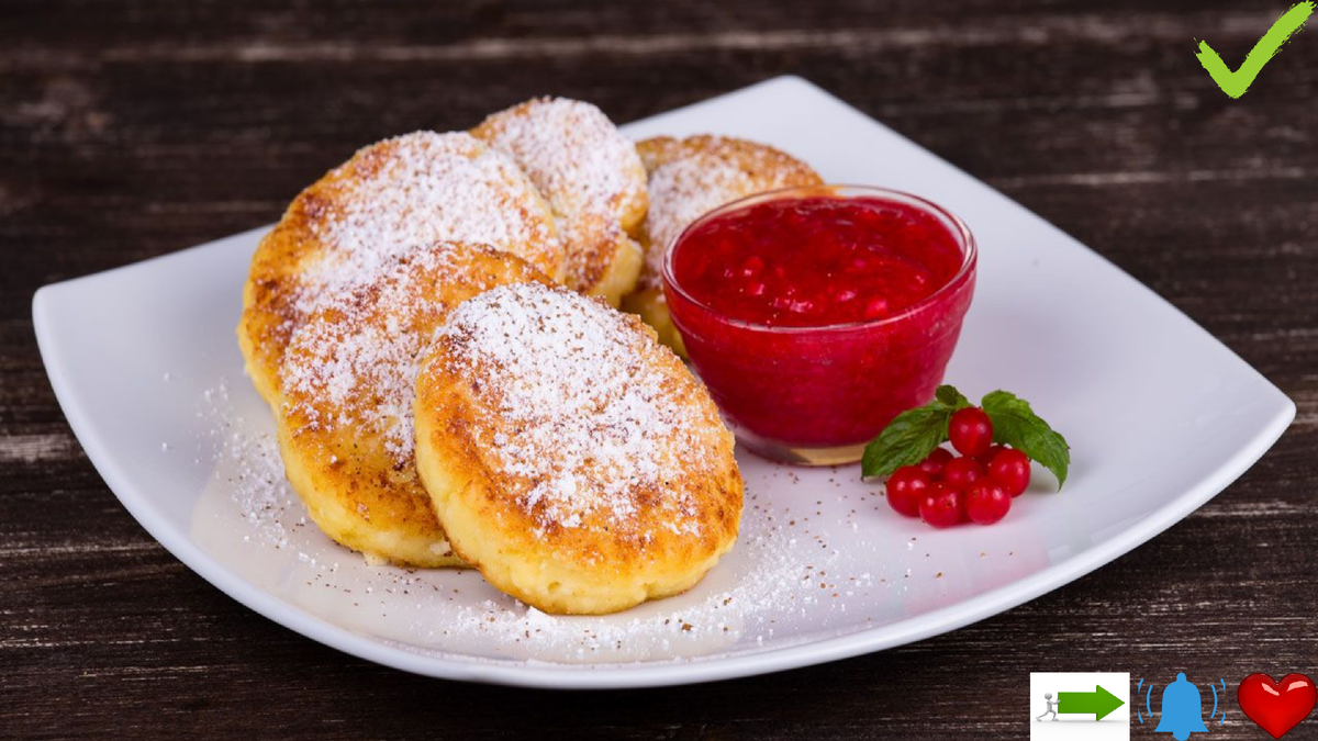 Порадуйте себя в зимний вечер вкусными сырниками с нежным джемом!🔥🔥🔥