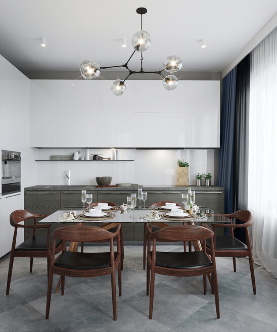 Отделка квартиры "Скандинавский вечер" в жилом комплексе "Скандинавия"