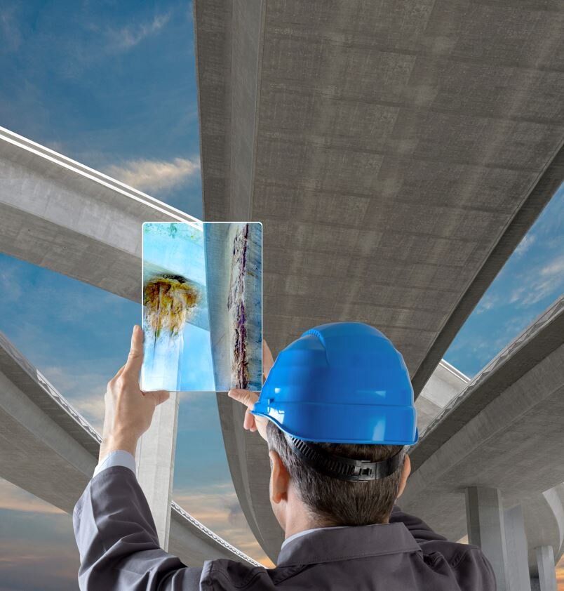 Коррозия стальной арматуры приводит к видимым повреждениям на поверхности железобетона. Ее развитие происходит незаметно для глаз, внутри конструкции, процесс может продолжаться месяцами и даже годами. 