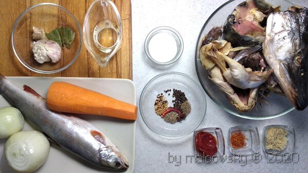 Ингредиенты для приготовления супа