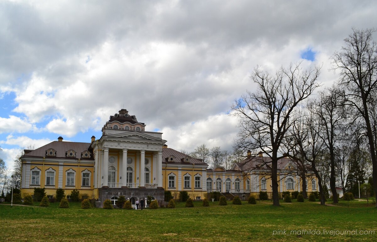 Усадьба Елизаветино (Дылицы). Вид со стороны парка