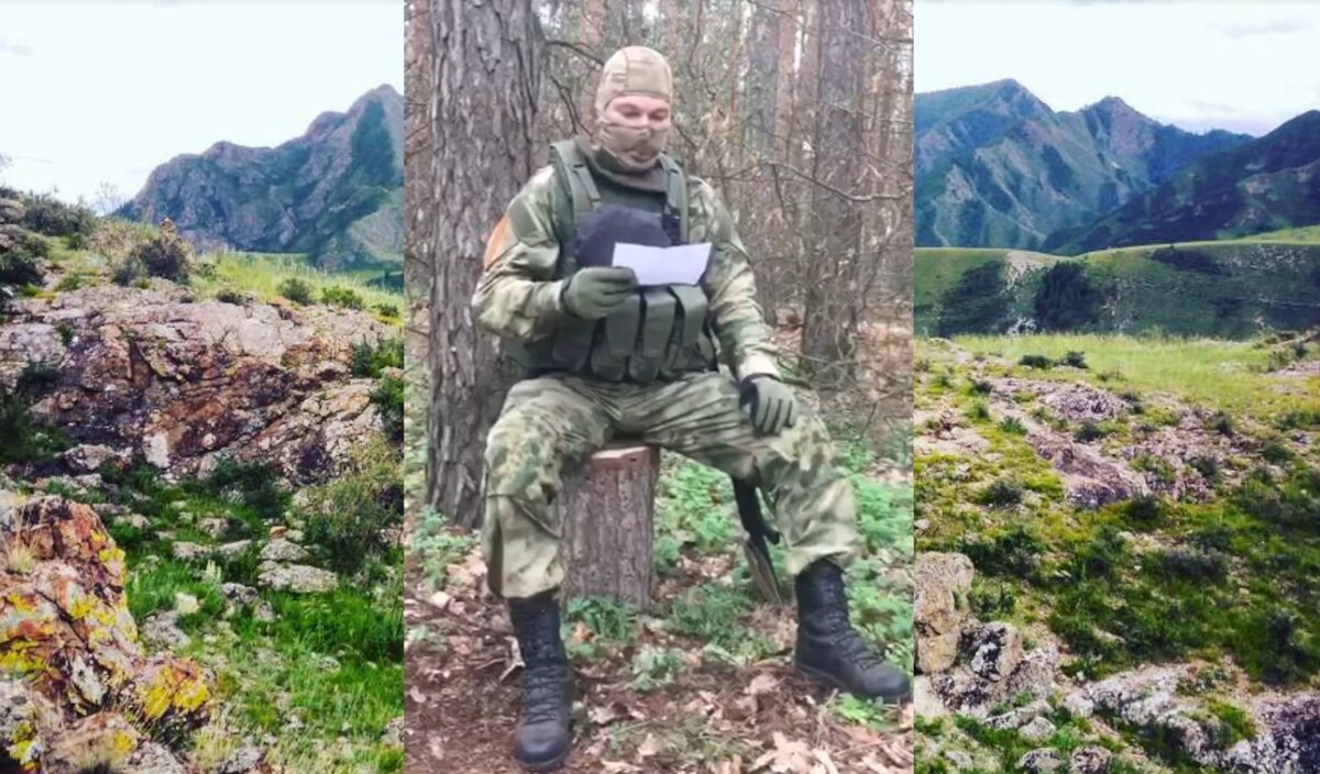 Письма из Сибири передали бойцам спецназа.