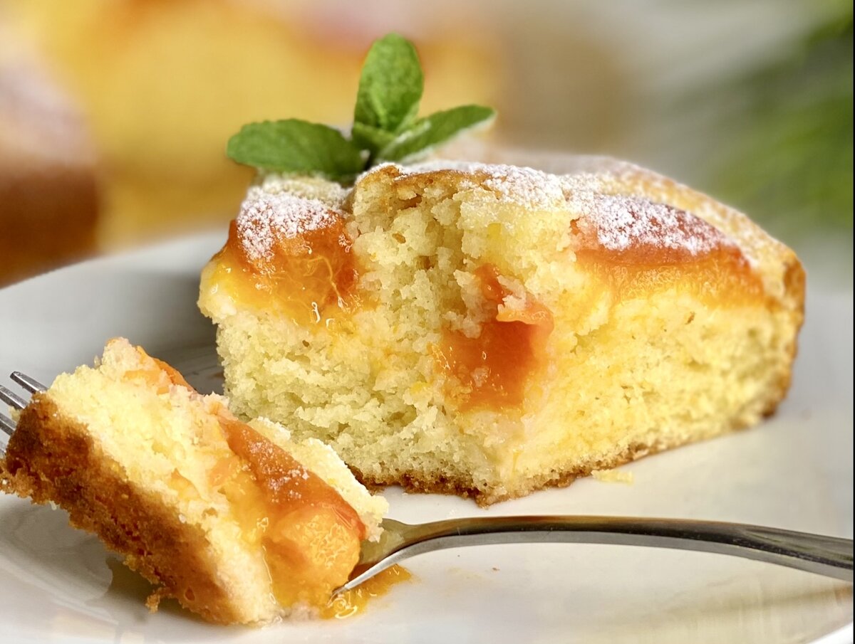 🍑 Быстрый и простой абрикосовый пирог! Идеальное тесто для летних пирогов за 5 минут!