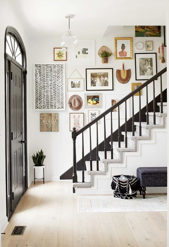 Дизайн лестничного пролета в частном доме (65 фото)