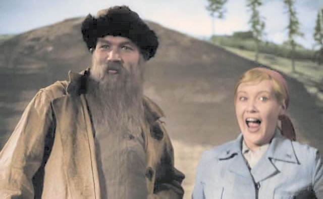 Санаев в киноленте "Волга-Волга"