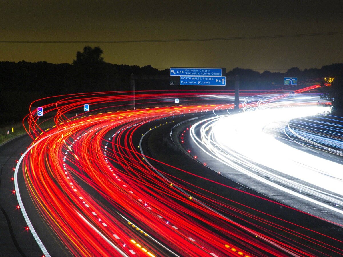 Ночная автострада