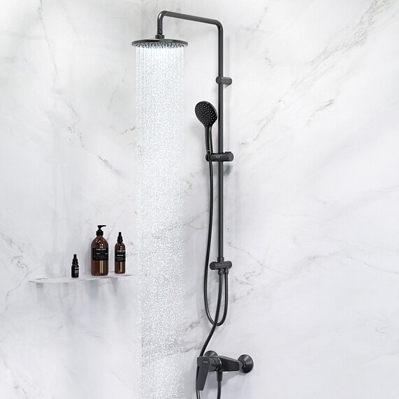 Душевая система AM.PM Gem F42890A24 со смесителем 