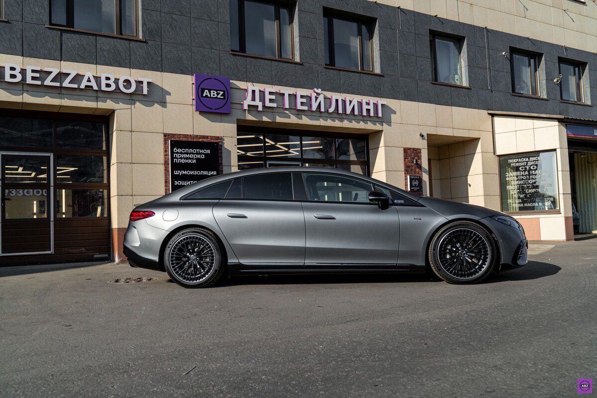 Матовый Mercedes-AMG EQS 53: сочетание Llumar Platinum Matt и глянцевого  полиуретана | ABZ Детейлинг | Дзен