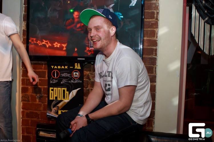 Женя Чебатков на первом концерте группы Jawasan