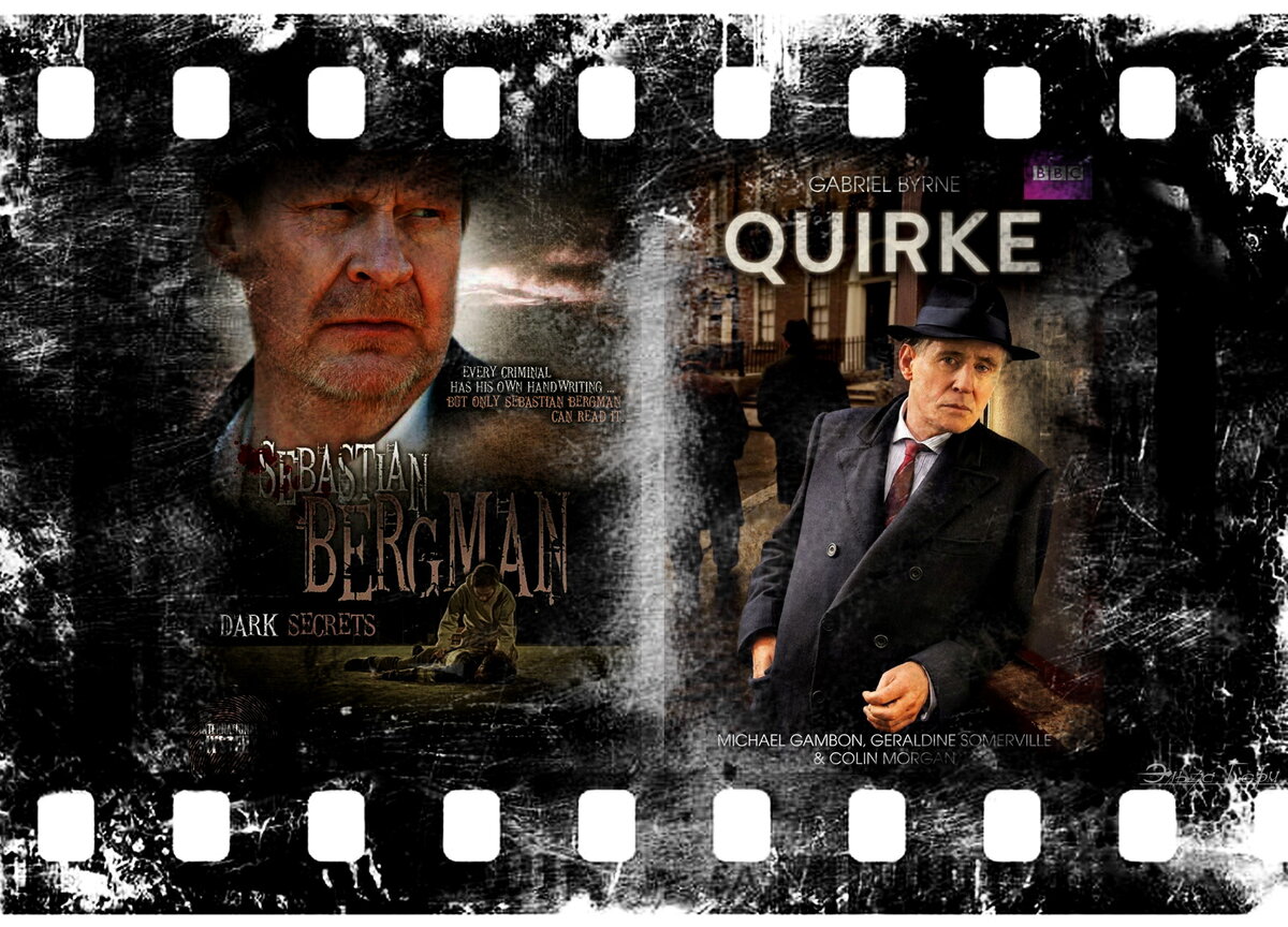 Den fördömde, сериал, с 2010 г. Quirke, сериал, с 2014 г. ФотоКоллаж Эльза Герм.