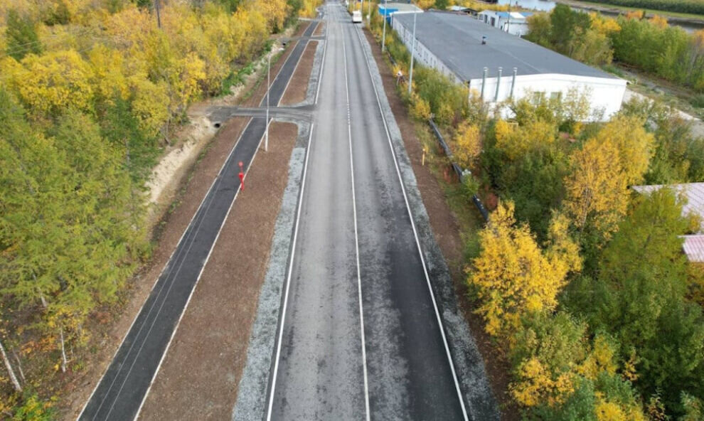    В ЯНАО благодаря нацпроекту обновили более 2 километров тротуаров