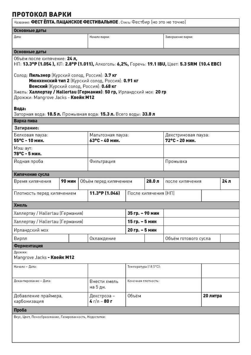 Такая вот табличка должны следовать за пивом вплоть до дегустации.