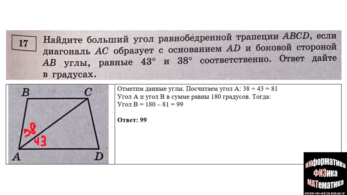 ОГЭ математика 2023. Ященко. 36 вариантов. Вариант 5. Задача на план  квартиры. Разбор. | In ФИЗМАТ | Дзен